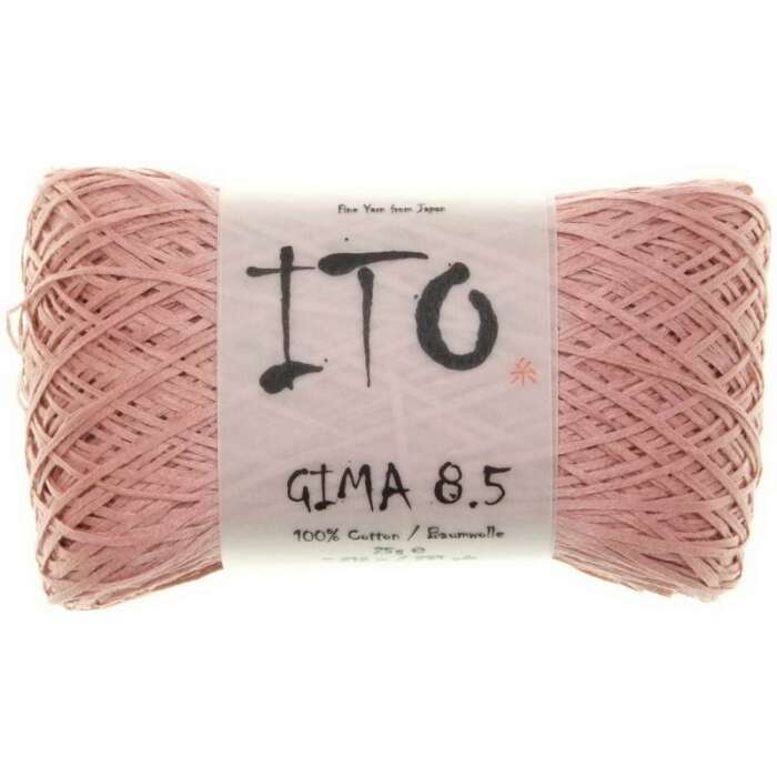 25g ITO - Gima 8.5 reine Baumwolle Farbe 002 Smoke Pink