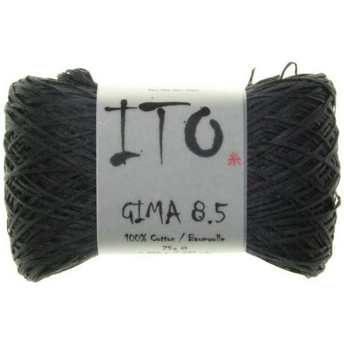 25g ITO - Gima 8.5 reine Baumwolle Farbe 038 Charcoal