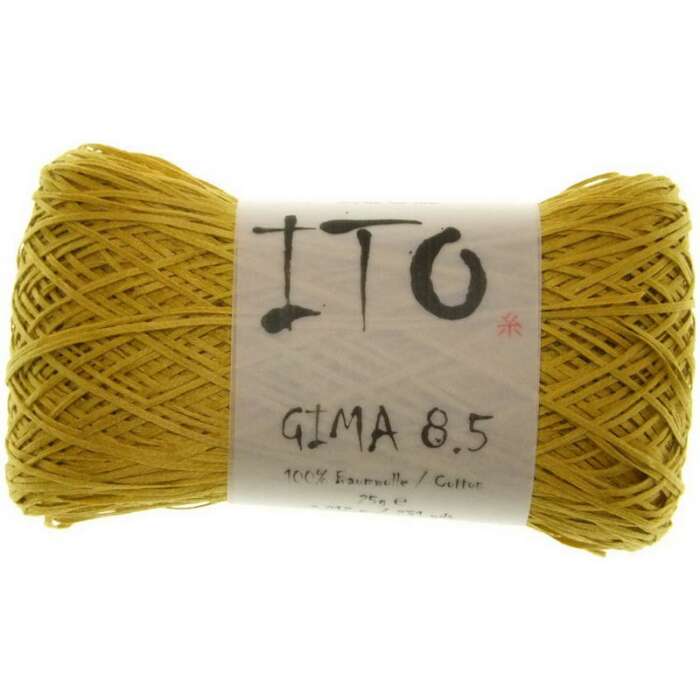 25g ITO - Gima 8.5 reine Baumwolle Farbe 404 Mustard