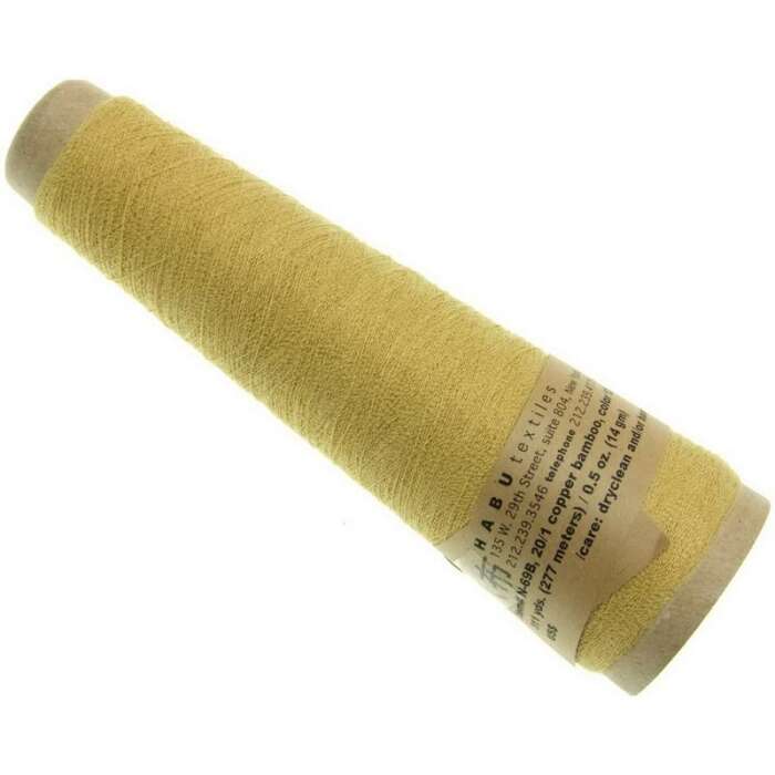 Habu Textiles Copper Bamboo - mustard