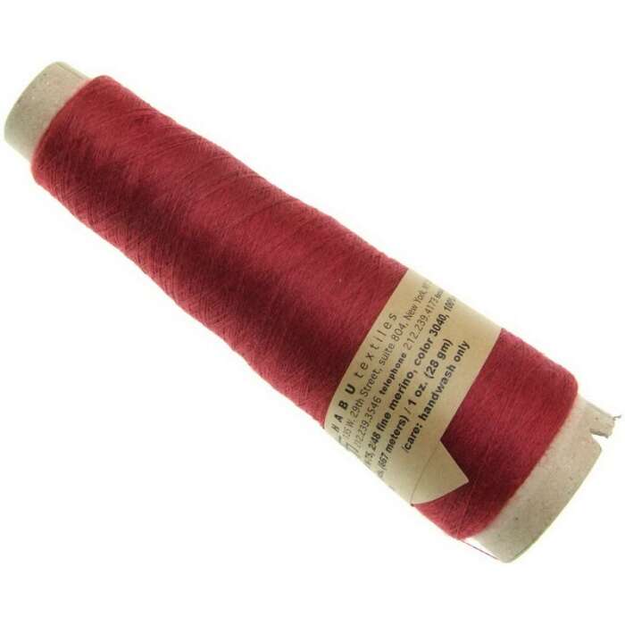 Habu Textiles Fine Merino - deep red