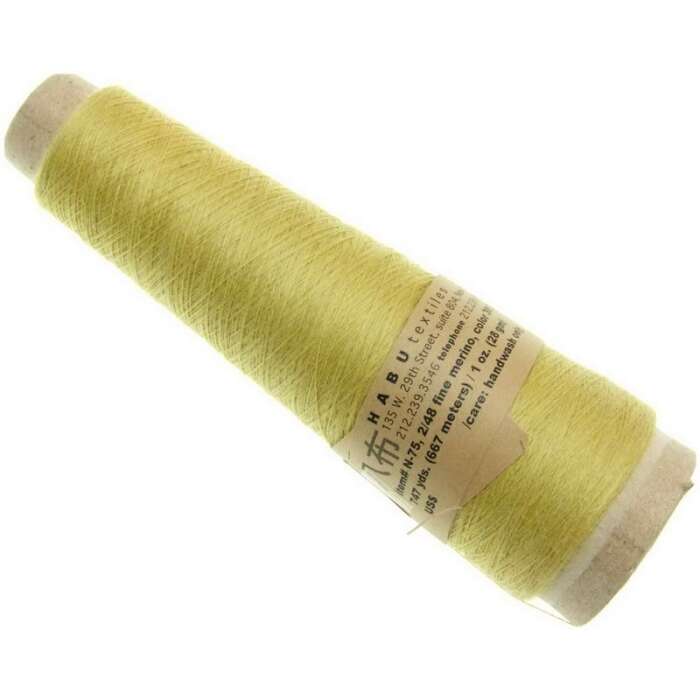 Habu Textiles Fine Merino - mustard