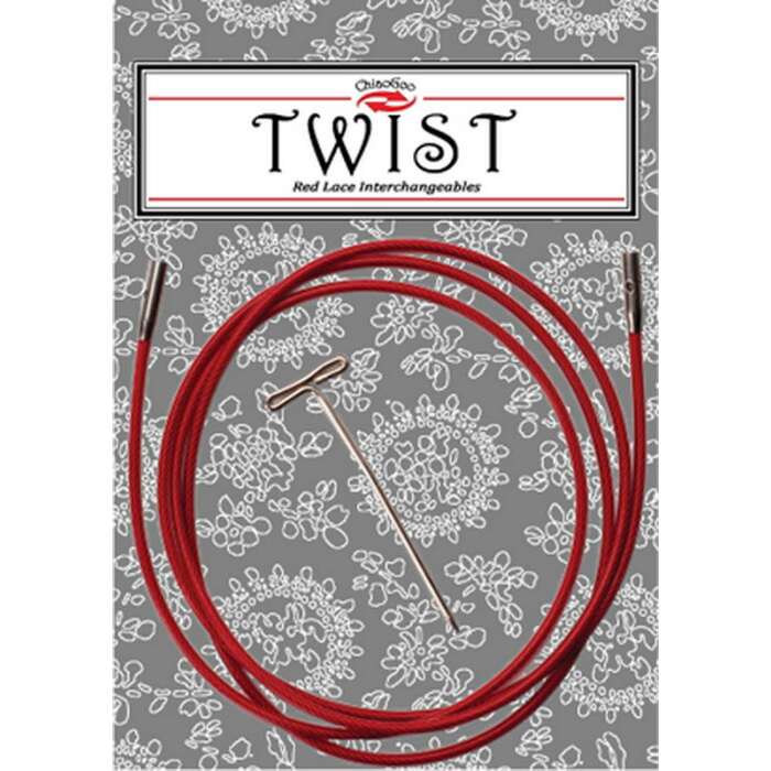 ChiaoGoo TWIST Red Cables smal [S] 20 cm