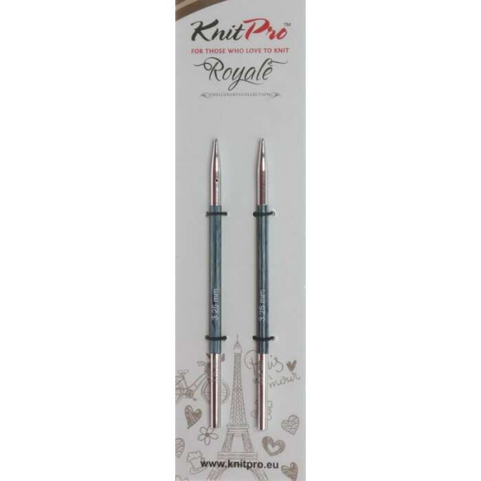 KnitPro ROYALE Needle Tips extra short 3,25 mm