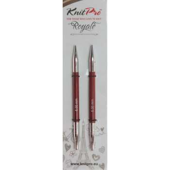 KnitPro ROYALE Needle Tips extra short 5 mm