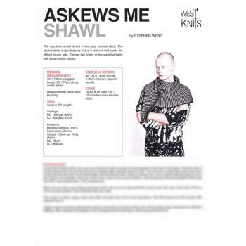 Stephen West - Askews Me Shawl - gedruckte...