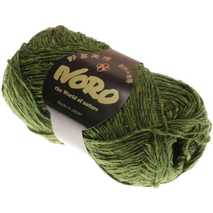 NORO Silk Garden Sock Solo Farbe 004 Olive Green