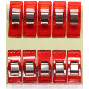 Wonder Clips NORMAL red 10 pcs.