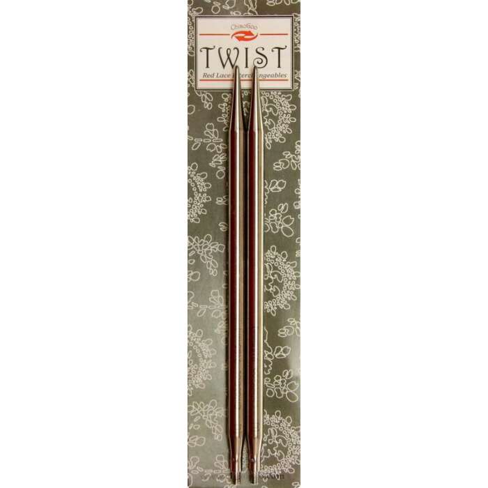 ChiaoGoo TWIST Lace Tips - stainless steel - 5" (13 cm) 13cm (normal) 1,5 mm