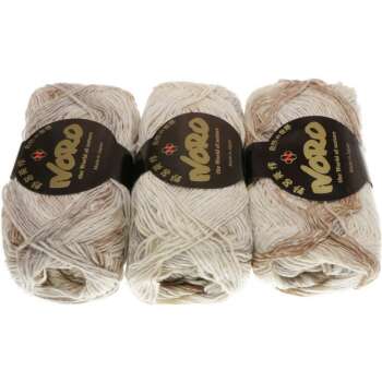 NORO Silk Garden Sock Farbe 269 Cream, Tan, Grey