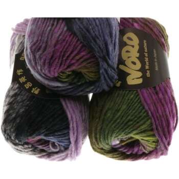 NORO Kureyon Wolle Farbe 188 Moss, Purples, Navy, Black,...