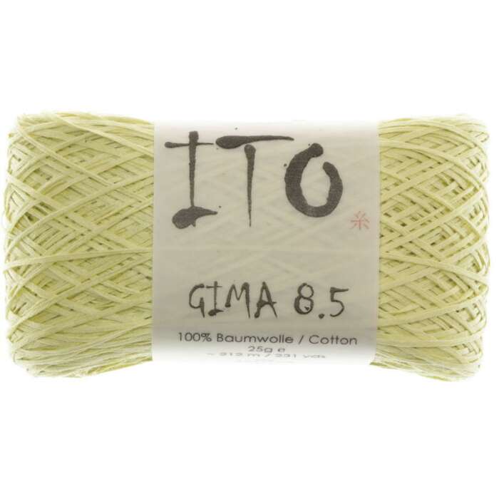 25g ITO - Gima 8.5 reine Baumwolle Farbe 626 Lime