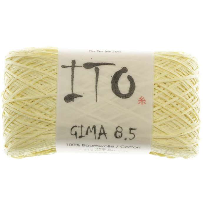 25g ITO - Gima 8.5 reine Baumwolle Farbe 628 Vanilla