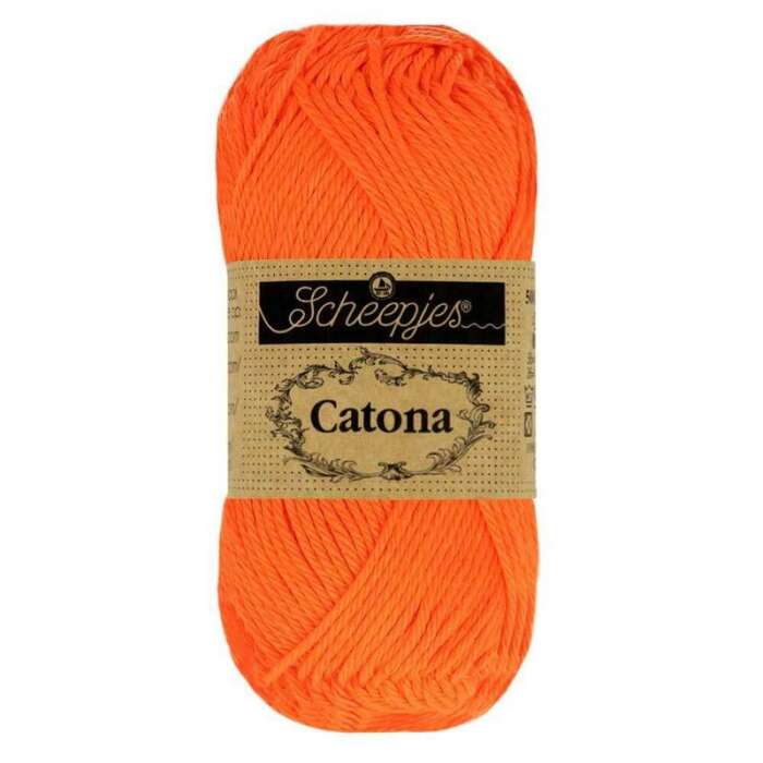 Scheepjes - Catona Farbe 603 Neon Orange