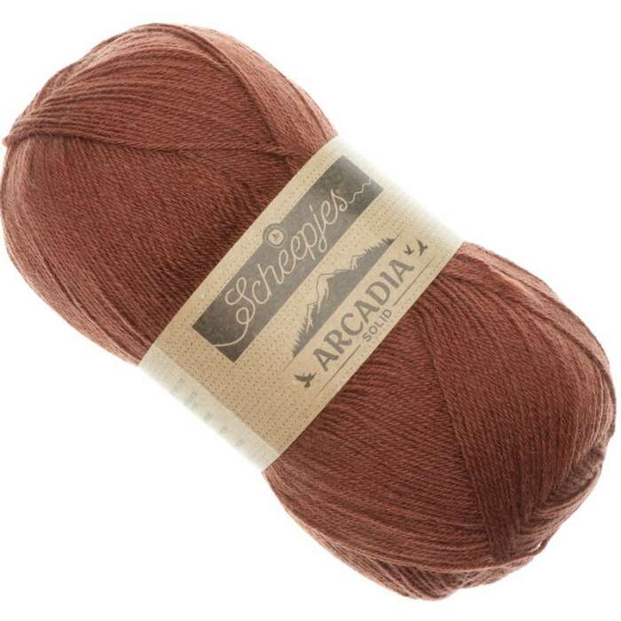 Scheepjes Arcadia Solid - Farbe 812 Mahagonay