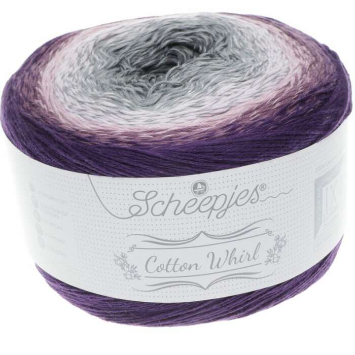 Scheepjes - Cotton Whirl Farbe 701 Grape Jam