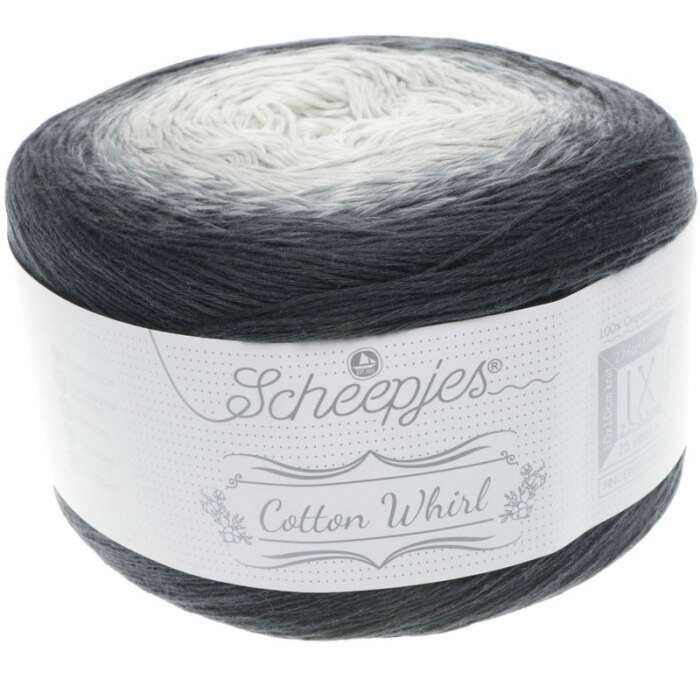 Scheepjes - Cotton Whirl Farbe 702 Cookies and Cream