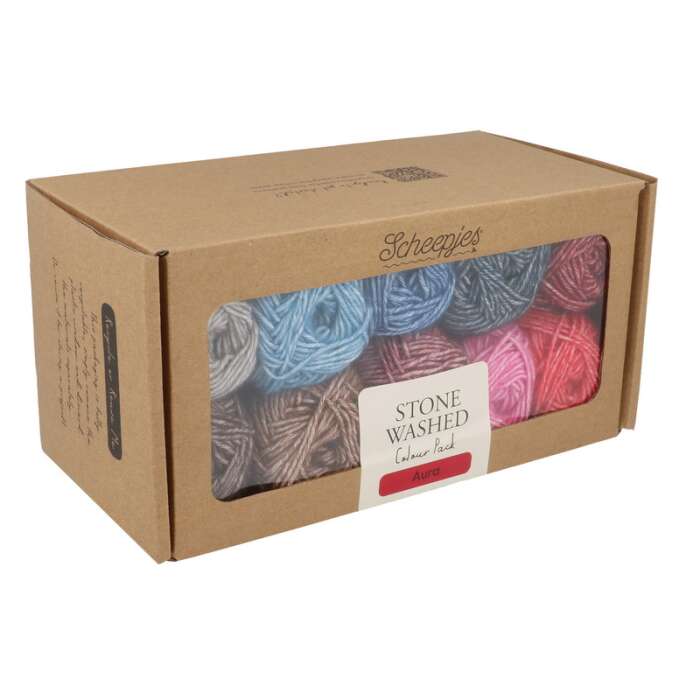 Scheepjes - Stone Washed Colour Pack 10x25g - Aura