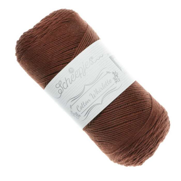 Scheepjes - Cotton Whirlette Farbe 817 Chocolate