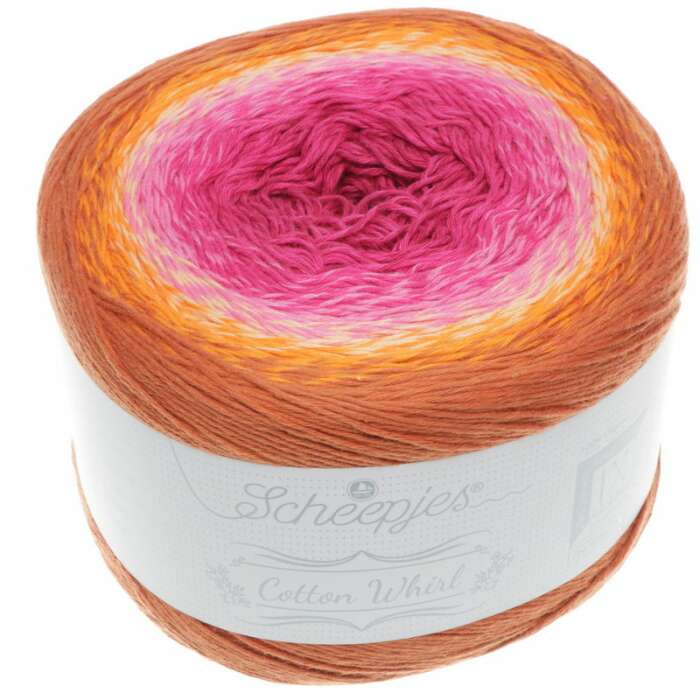 Scheepjes - Cotton Whirl Farbe 703 Sugary Sunset