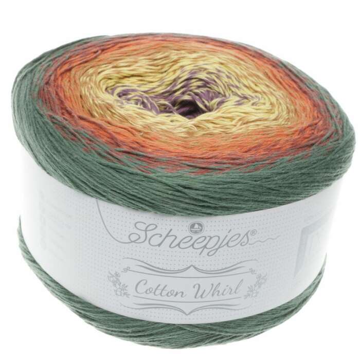 Scheepjes - Cotton Whirl Farbe 708 Pumpkin Spice