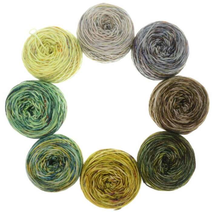 Cool Merino Mini Fadient Murmiliewelten - "Im Auwald"