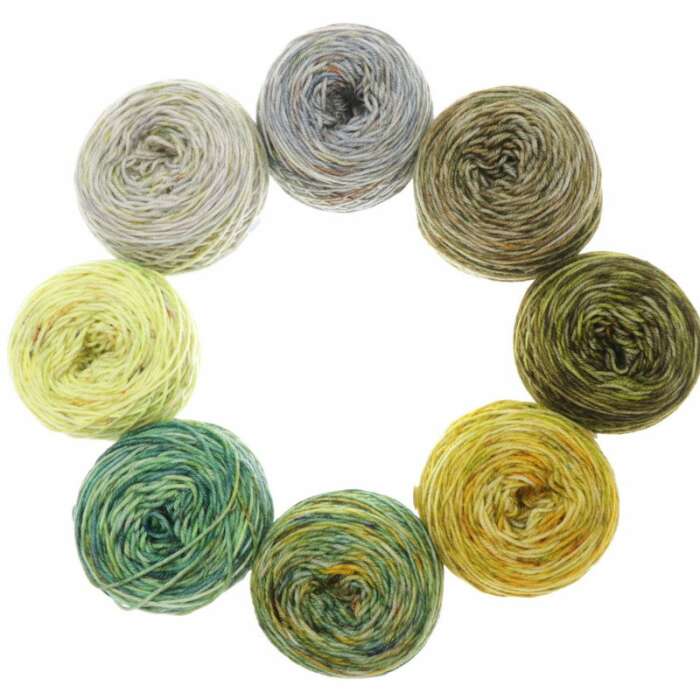 Tiny Merino Mini Fadient Murmiliewelten - "Im Auwald"